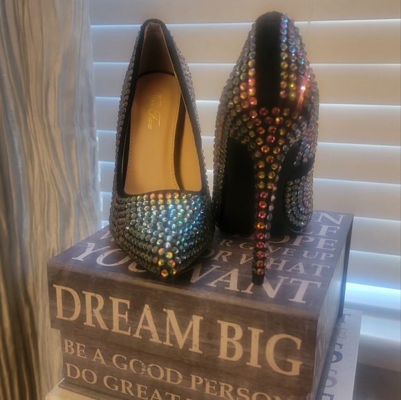 Black and Colored Rhinstone - Picture 4 of 4